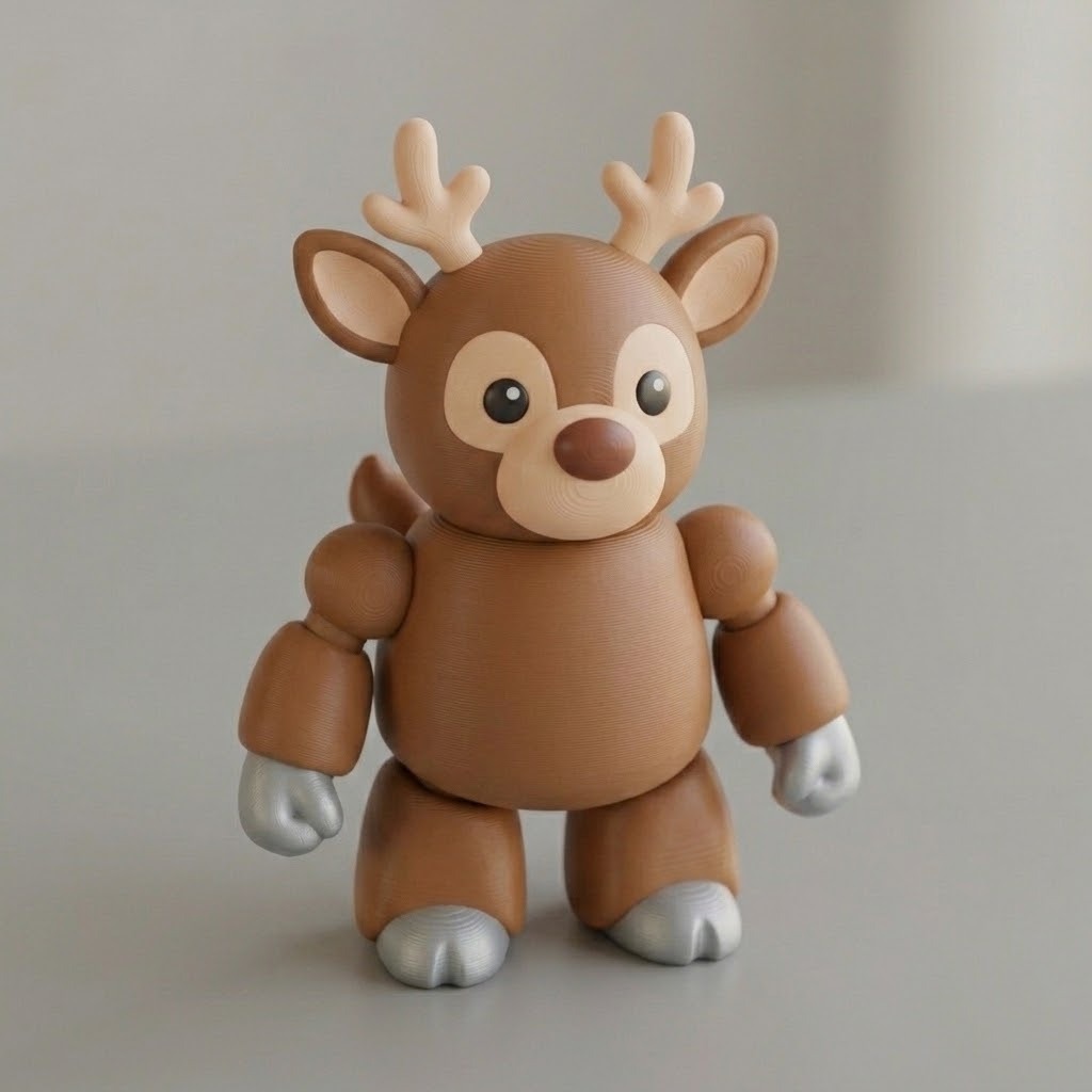 Dash the reindeer assembled