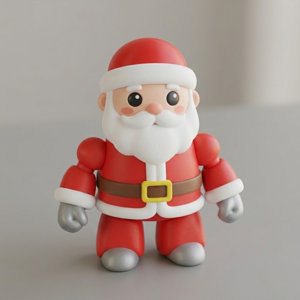 Santa figure assembled